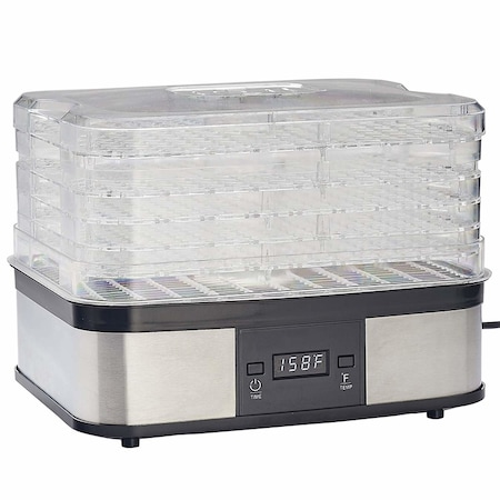 Lem Products LEM Black/Silver 3.5 sq ft Food Dehydrator 1378